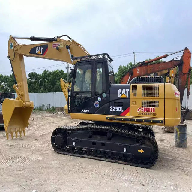 CAT 325DL รถขุด CAT มือสอง เครื่องจักรขนย้ายดิน CAT 320 320D Excavator