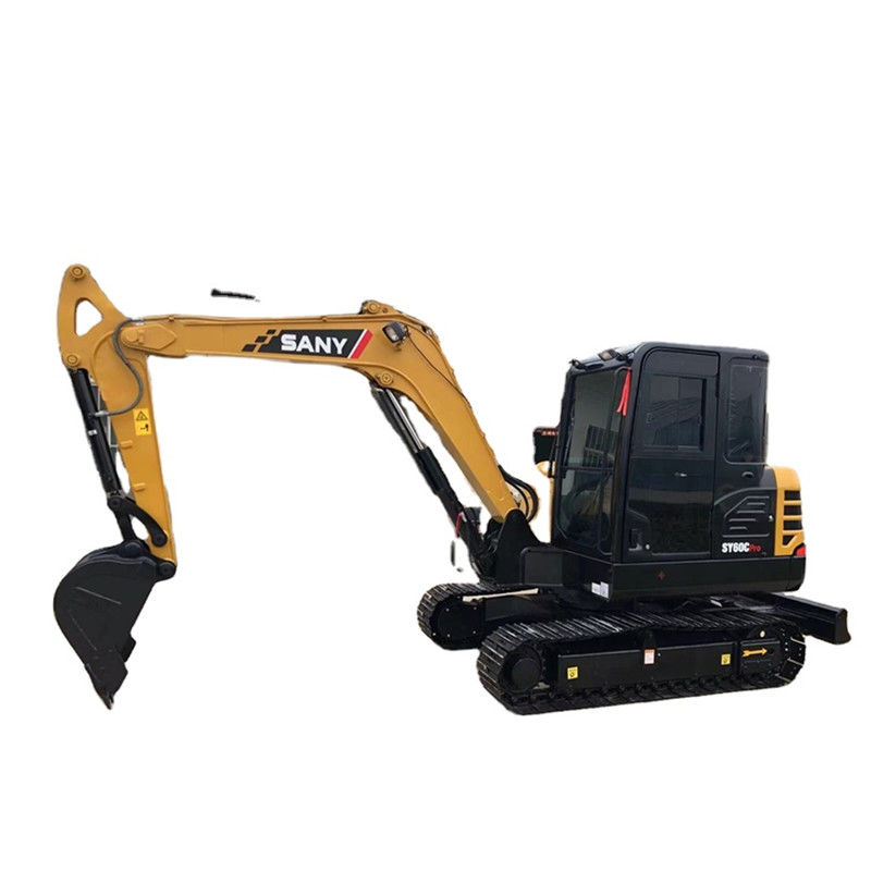 รถขุดตีนตะขาบขนาดเล็กมือสอง Sany SY60C Pro 6 Ton Backhoe Excavator