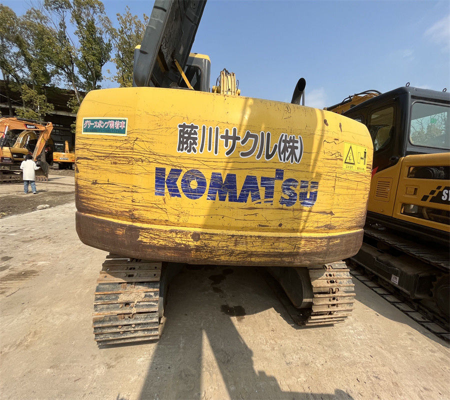 รถขุดตีนตะขาบขนาดเล็กไฮดรอลิคขนาด 13 ตัน Komatsu PC130-7 รถขุดตีนตะขาบ