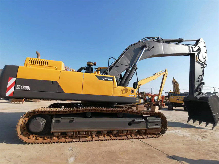 รถขุดตีนตะขาบ Volvo Ec480 รถขุดตีนตะขาบขนาดใหญ่ 48 ตันยี่ห้อสวีเดน