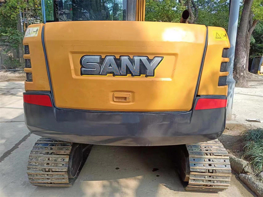 SY55C รถขุด Sany มือสอง SANY SY75C Midi Excavator รถขุดขนาดเล็ก