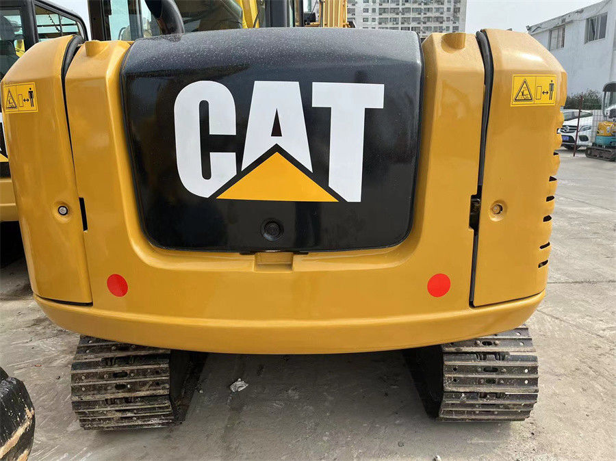305.5E2 รถขุดตีนตะขาบ Caterpillar มือสอง 5.5 ตันรถขุดตีนตะขาบไฮดรอลิกขนาดเล็ก