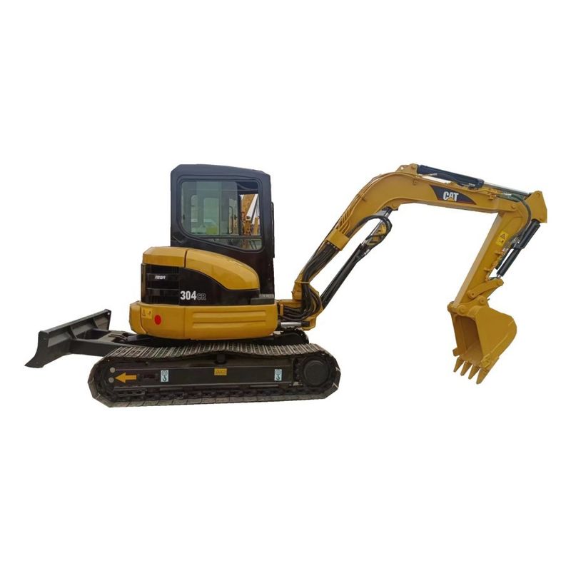 รถขุดตีนตะขาบตีนตะขาบ Caterpillar ขนาดเล็ก 4 ตัน 304C CR Caterpillar