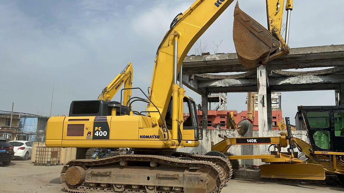 รถขุดตีนตะขาบ Komatsu 40 ตันมือสอง Komatsu PC400 8 Excavator ขนาดใหญ่