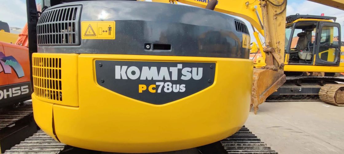 Komatsu PC78US 6 รถขุดตีนตะขาบมือสอง 7 ตัน รถขุดตีนตะขาบมือสอง