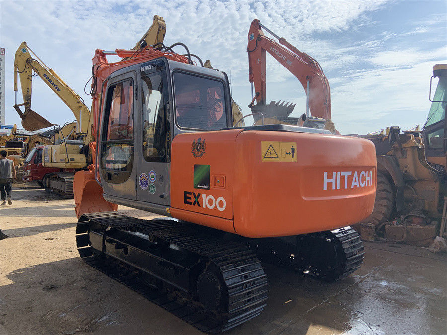 Hitachi Excavator EX100 5 Midi รถขุดไฮดรอลิคมือสอง 10 Ton