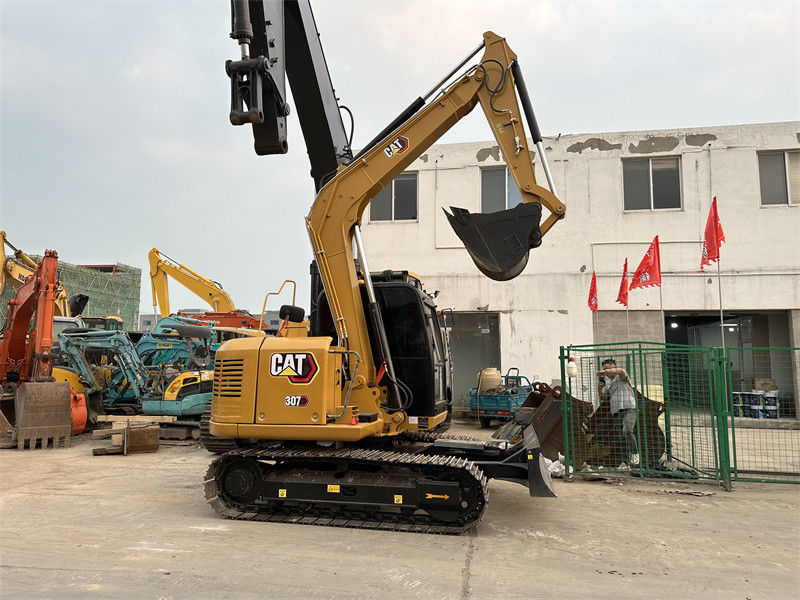 307E2 รถขุดตีนตะขาบ CAT มือสอง Caterpillar 306 307 308 รถขุดตีนตะขาบ