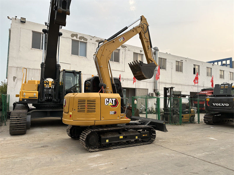 307E2 รถขุดตีนตะขาบ CAT มือสอง Caterpillar 306 307 308 รถขุดตีนตะขาบ