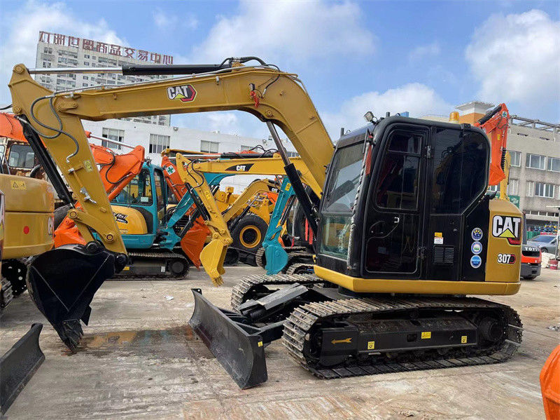 307E2 รถขุดตีนตะขาบ CAT มือสอง Caterpillar 306 307 308 รถขุดตีนตะขาบ