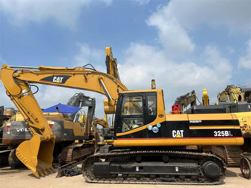 รถขุดตีนตะขาบ Caterpillar 325BL CAT 323 325 330 Diggers รถขุดขนาดกลาง 25 ตัน