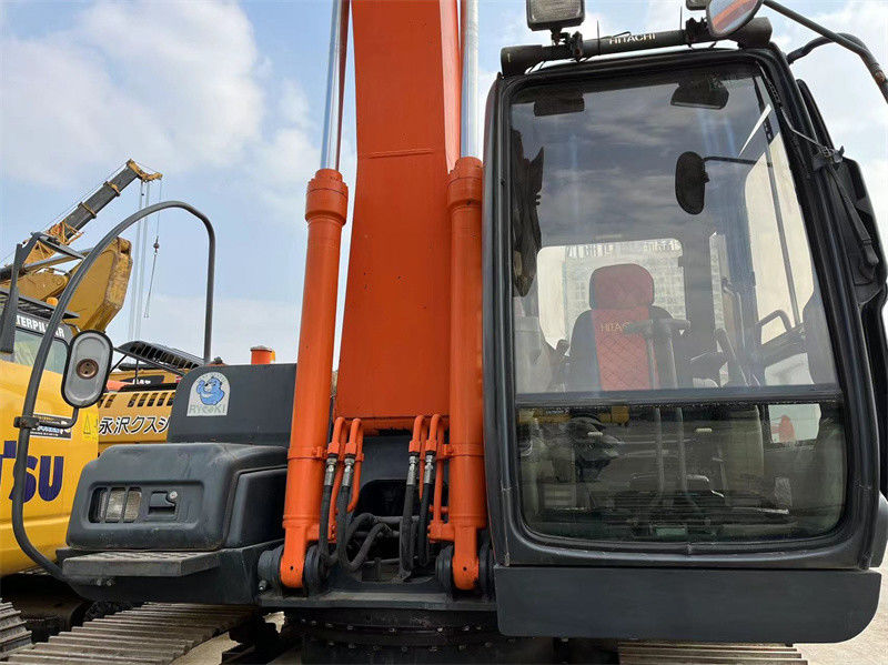 สีเดิม Hitachi ZX200 Zaxis200 เครื่องยนต์ฉีดตีนตะขาบมือสอง 20 ตัน