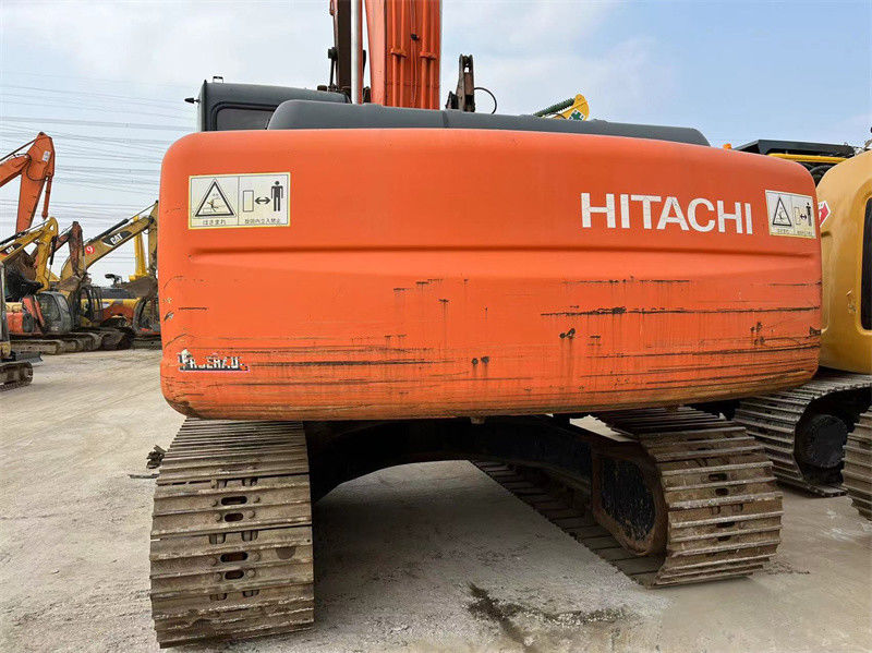 สีเดิม Hitachi ZX200 Zaxis200 เครื่องยนต์ฉีดตีนตะขาบมือสอง 20 ตัน