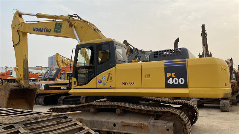 Komatsu PC400 7 เครื่องขุด 40 ตัน เครื่องขุด Komatsu ที่ใช้แล้ว สีเดิม