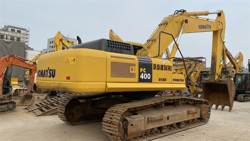 Komatsu PC400 7 เครื่องขุด 40 ตัน เครื่องขุด Komatsu ที่ใช้แล้ว สีเดิม