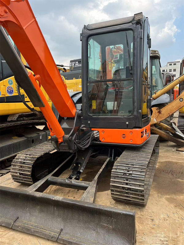 เครื่องขุดขนาดเล็ก Hitachi ZX50U มือสอง เครื่องขุดขนาดเล็ก Hitachi ZX50 5 ตัน