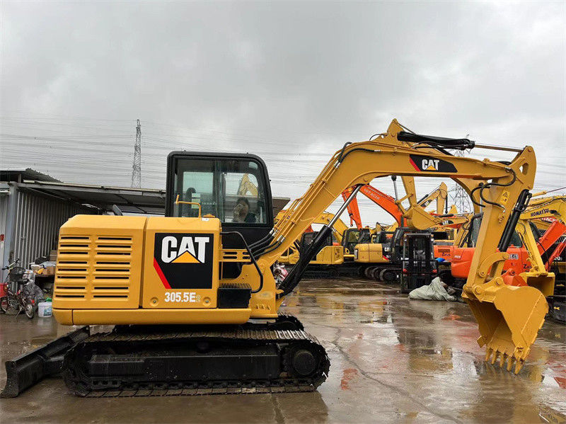 Caterpillar 305.5E2 Digger เครื่องขุด CAT ที่ใช้แล้ว เครื่องขุด 305 306 307 308 เครื่องขุด Crawler