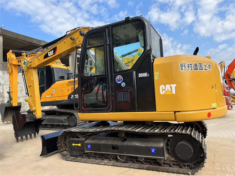 CAT 308E2 เครื่องขุดกระจก Mini Excavator เครื่องขุดกระจก Caterpillar 306 305 307 308