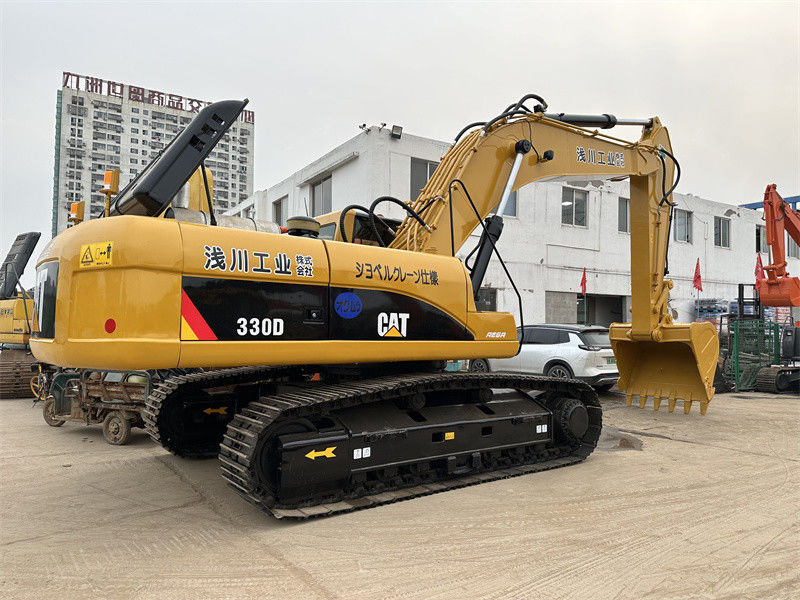 ใช้ Caterpillar CAT 330D เครื่องขุดขยะ 30 ตัน สําหรับโครงการก่อสร้างขนาดใหญ่