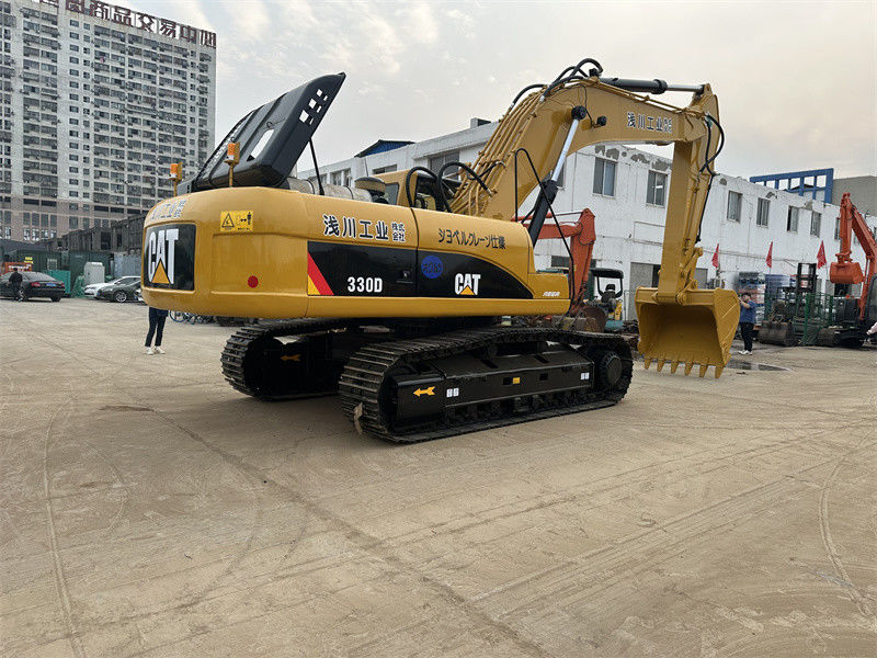 ใช้ Caterpillar CAT 330D เครื่องขุดขยะ 30 ตัน สําหรับโครงการก่อสร้างขนาดใหญ่