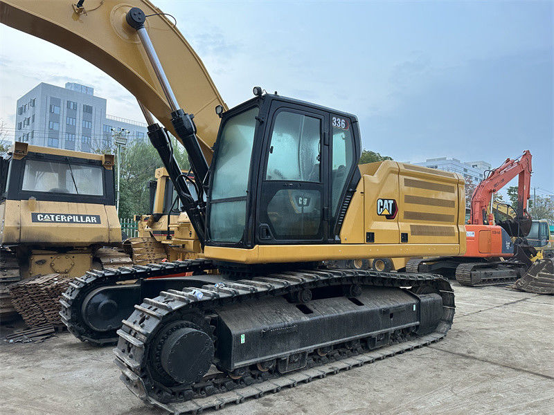 ใช้ Caterpillar CAT 336 เครื่องขุดกระจก 36 ตัน Caterpillar เครื่องขุดใหญ่