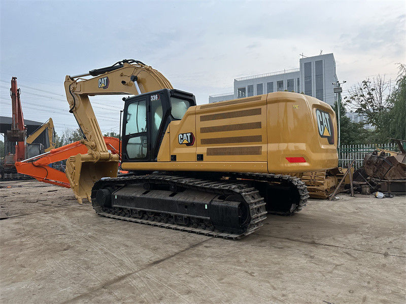 ใช้ Caterpillar CAT 336 เครื่องขุดกระจก 36 ตัน Caterpillar เครื่องขุดใหญ่