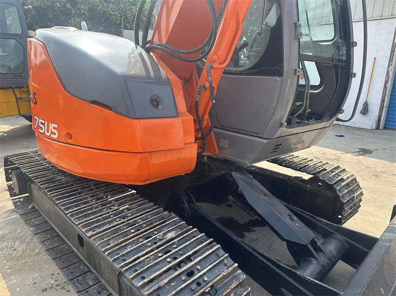 มือสอง ฮิตาชิ ZX75US มินิ Excavator ใช้ 7.5 ตัน ฮิตาชิ ZX75 มินิ Excavator Digger