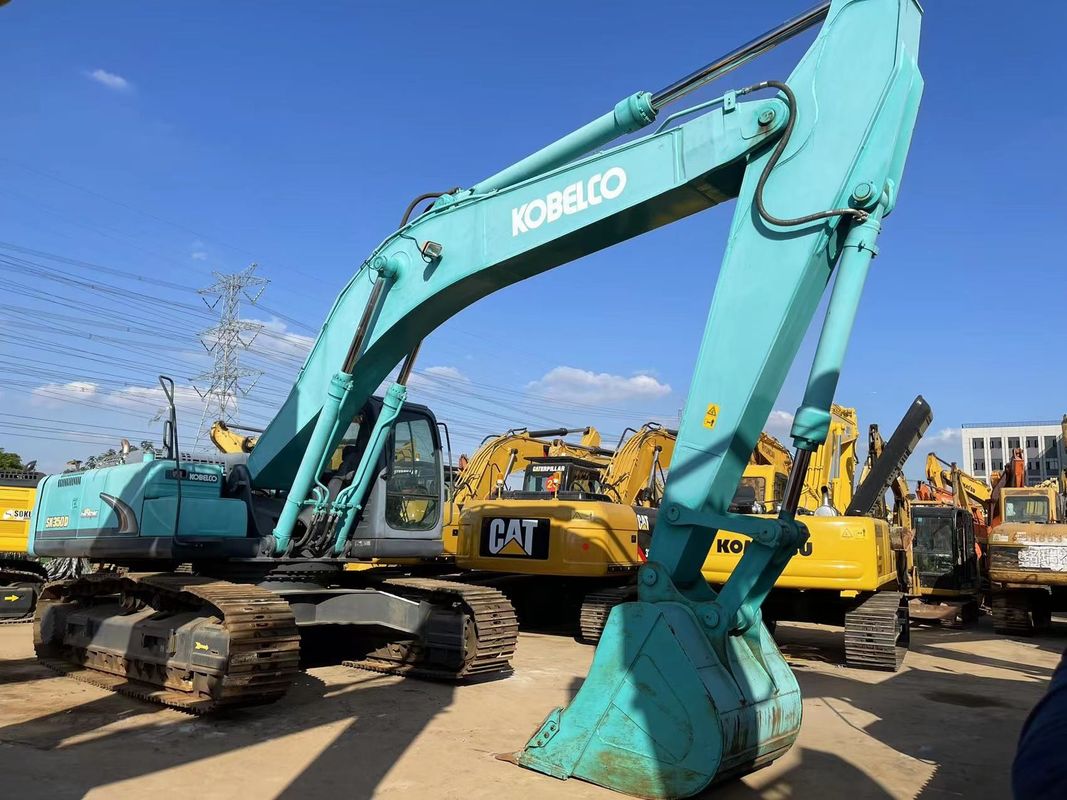 เครื่องขุด Kobelco ขนาดใหญ่ 35 ตัน SK350LC-8 เครื่องขุดที่ใช้สะอาดในคลัง