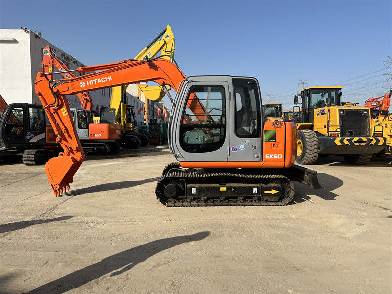 Ex60-5 มือสอง ฮิตาชิ Excavator มินิ มือสอง Excavator 6 ตัน ฮิตาชิ 60