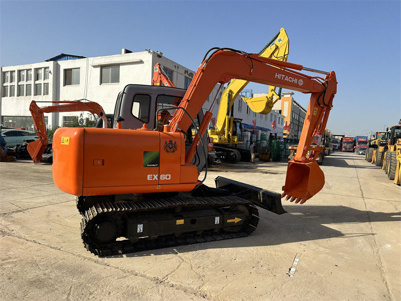 Ex60-5 มือสอง ฮิตาชิ Excavator มินิ มือสอง Excavator 6 ตัน ฮิตาชิ 60