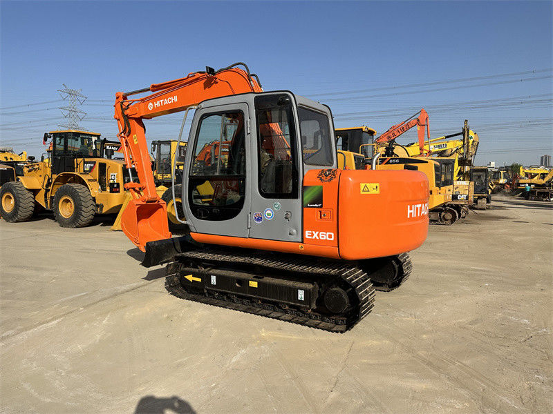 Ex60-5 มือสอง ฮิตาชิ Excavator มินิ มือสอง Excavator 6 ตัน ฮิตาชิ 60