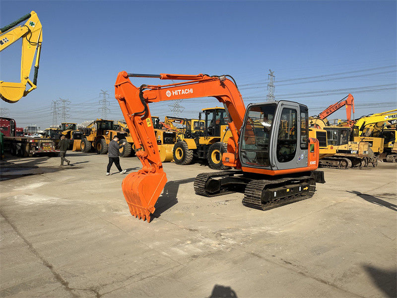 Ex60-5 มือสอง ฮิตาชิ Excavator มินิ มือสอง Excavator 6 ตัน ฮิตาชิ 60