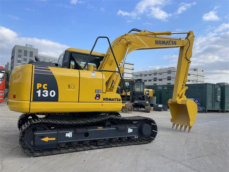 สาขากําเนิด ญี่ปุ่น เครื่องขุด Komatsu มือสอง เครื่องขุด Komatsu PC130 Crawler