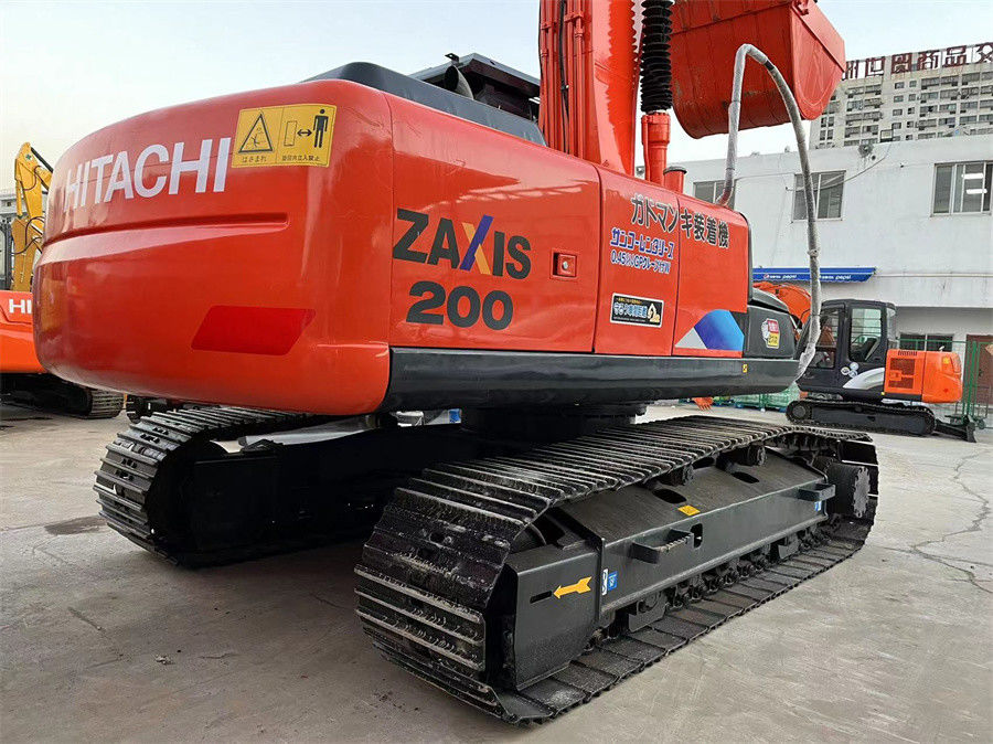 ใช้ญี่ปุ่น 2021 ปี ฮิตาชิ ZX200 Excavator สภาพดี สีแดง
