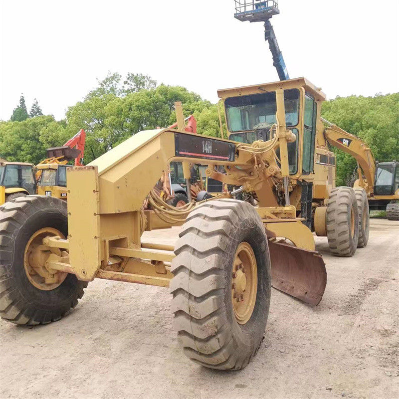 อเมริกา Origin Caterpillar CAT 14H เครื่องปรับขนาดเครื่องยนต์สําหรับการก่อสร้างถนน
