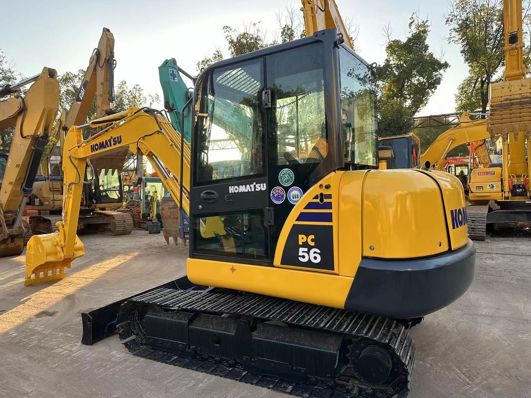 โคมาตซู PC56-7 มินิ Excavator ใช้ 5 ตัน โคมาตซู Excavator ในสภาพดี