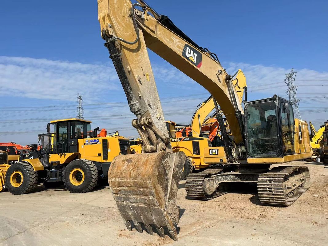 เครื่องขุด CAT 320gc ของเดิมที่ใช้ 20 ตัน เครื่องขุด CAT 320 รีลเลอร์ขนาดกลาง