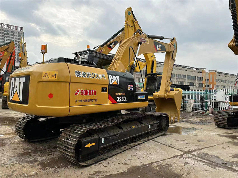 เครื่องขุด CAT Crawler ตัวเดิม 323DL เครื่องขุด Caterpillar ตัวเดิม 320D 323D