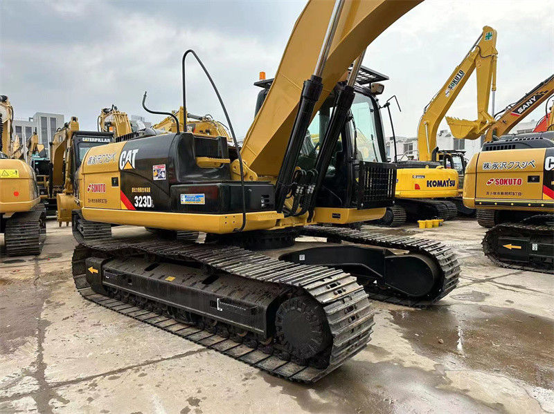 เครื่องขุด CAT Crawler ตัวเดิม 323DL เครื่องขุด Caterpillar ตัวเดิม 320D 323D