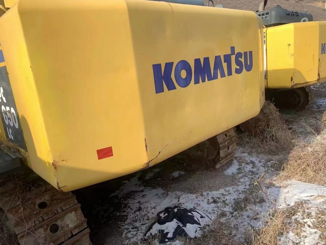 PC650-8R เครื่องขุด Komatsu มือสอง เครื่องขุดขนาดใหญ่ 40 ตัน 650 สีเดิม