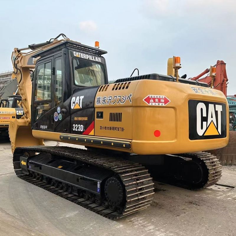 ใช้ Caterpillar 323DL เครื่องขุดไฮดรอลิก ครอลเลอร์ น้ําหนัก 23 ตัน เครื่องยนต์ CAT C6.6