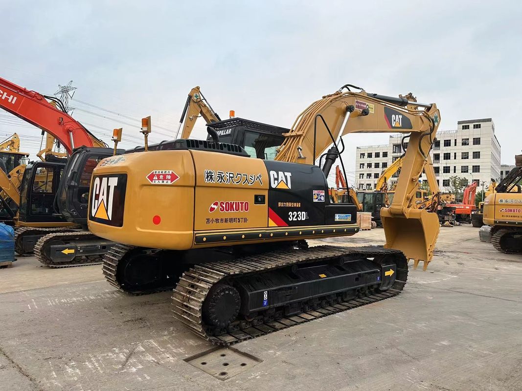 ใช้ Caterpillar 323DL เครื่องขุดไฮดรอลิก ครอลเลอร์ น้ําหนัก 23 ตัน เครื่องยนต์ CAT C6.6