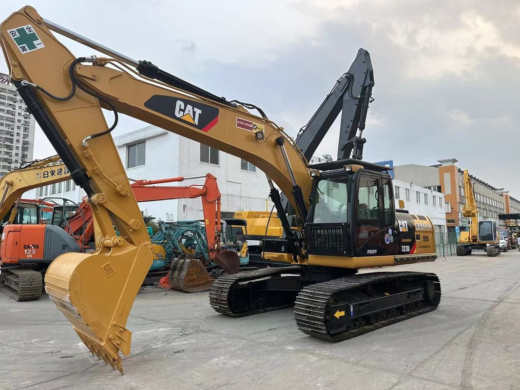 ใช้ Caterpillar 323DL เครื่องขุดไฮดรอลิก ครอลเลอร์ น้ําหนัก 23 ตัน เครื่องยนต์ CAT C6.6