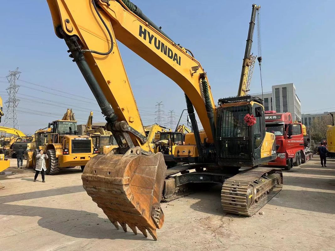 เครื่องขุด Hyundai ของเดิมมือสอง 220LC-9S อุปกรณ์หนัก 22 ตัน