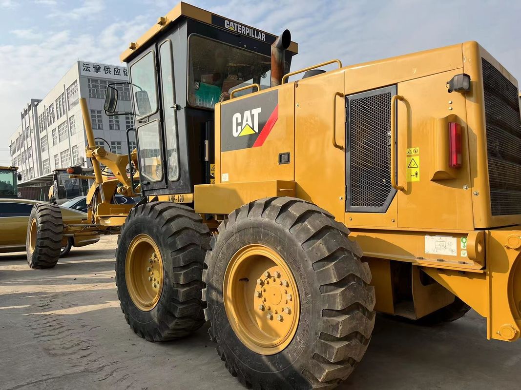 ใช้ Caterpillar Motor Grader 140K ในคลัง มือสอง Cat 140 Motor Grader