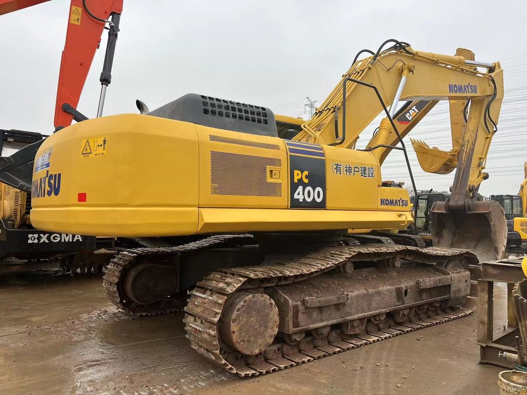 Komatsu PC400-7 เครื่องขุดขนาดใหญ่มือสอง 40 ตัน เครื่องขุดเดิม Komatsu PC400