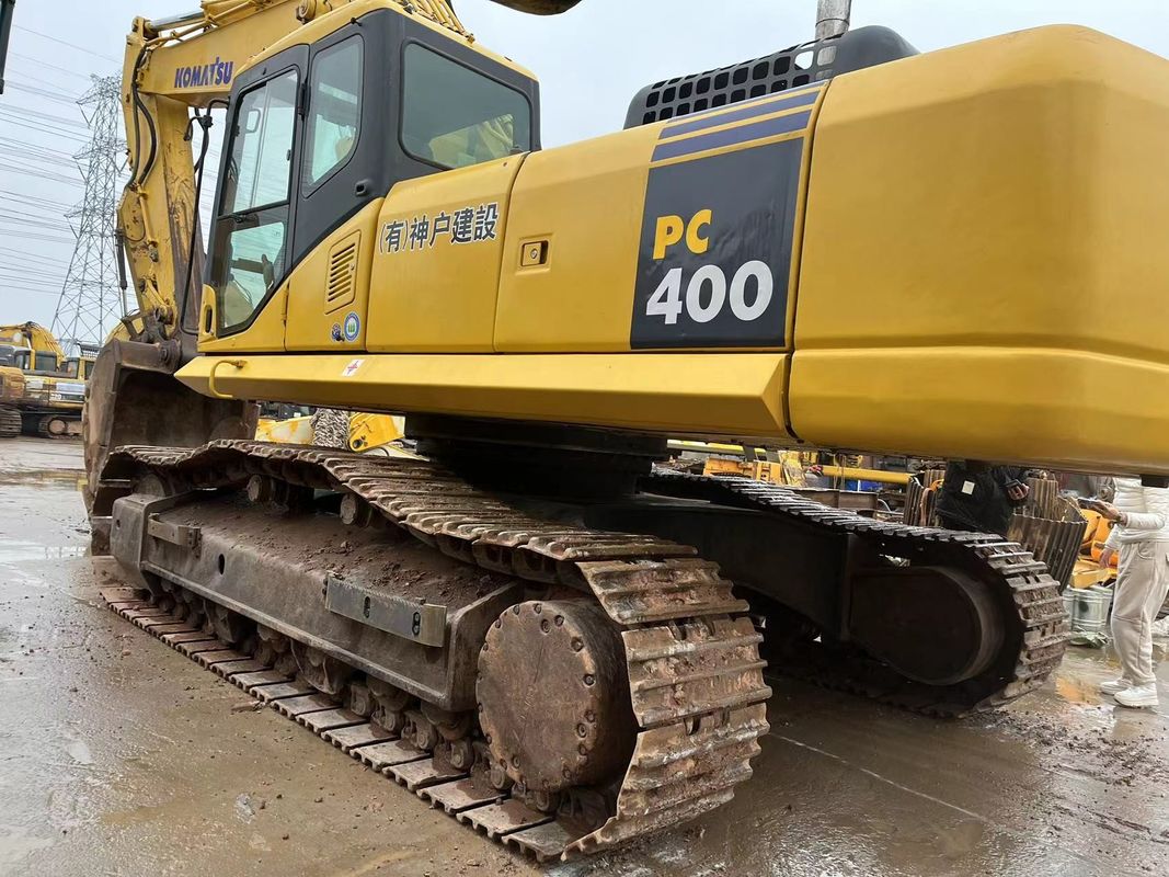 Komatsu PC400-7 เครื่องขุดขนาดใหญ่มือสอง 40 ตัน เครื่องขุดเดิม Komatsu PC400