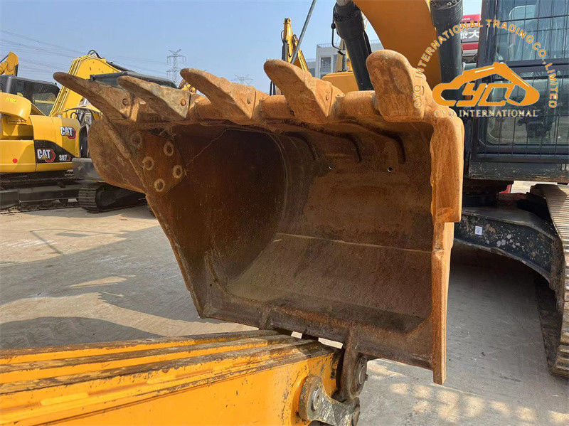 สีเดิมใช้ Hyundai 220LC-9S Excavator 22 ตัน มือสอง Hyundai 220 Digger
