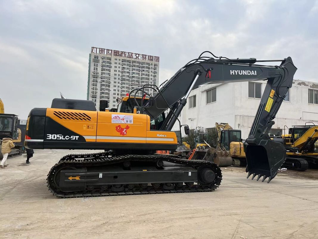 Doosan Hyundai 305lc-9t เครื่องขุดขนาดใหญ่มือสอง เครื่องขุดขนาดใหญ่ Hyundai 30 ตัน