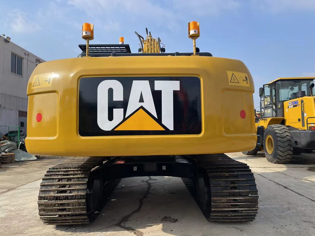 เครื่องขุด Caterpillar 320D ที่ใช้แล้ว พร้อมเครื่องฉีด 3066 เครื่อง 20 ตัน เครื่องขุด CAT 320 กลาง