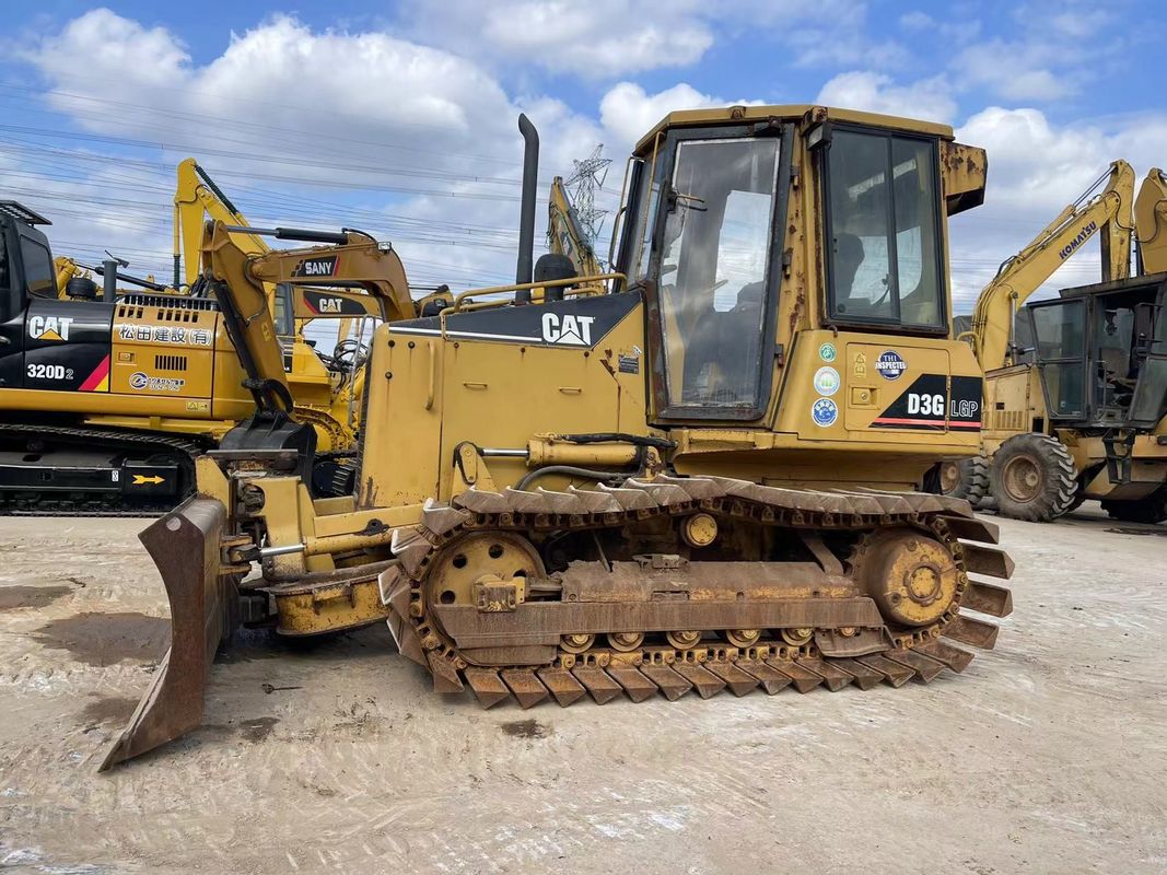 สีเดิม ใช้ Caterpillar Dozer มือสอง Cat D3G บูลโดเซอร์